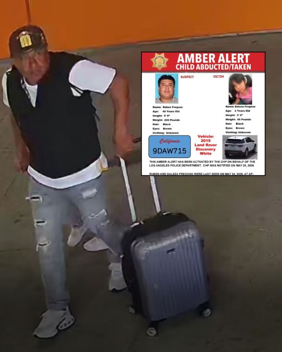 Surveillance images emerge of man sought in violent L.A. death and child abduction 1 L.A. Amber Alert case CF277M