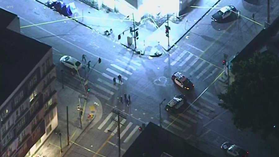 skid row shooting 3 wounded