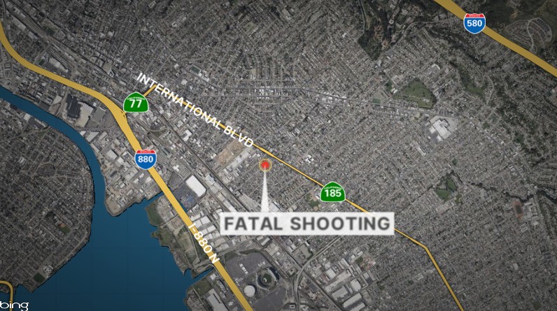 San Leandro man slain in Oakland shooting 1 fatal shooting oakland seminary map OLwdXN